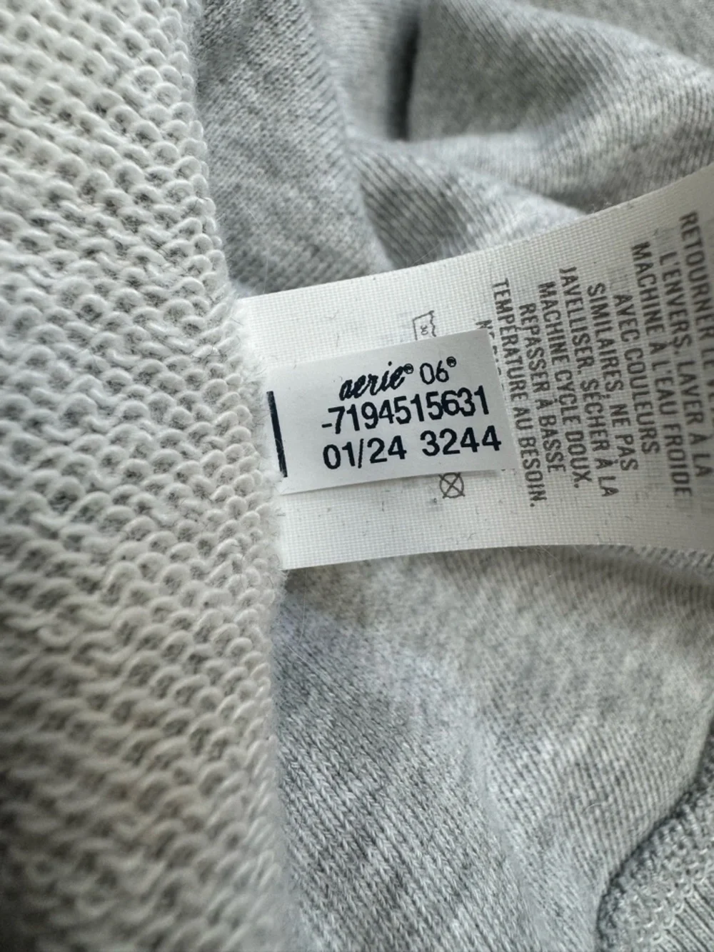 Aerie Vacay Everyday V-Neck Sweatshirt Women’s XXL Oversized Loungewear Travel - Picture 12 of 12